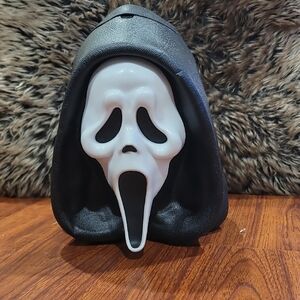 Black and White Ghost Face Popcorn Bucket